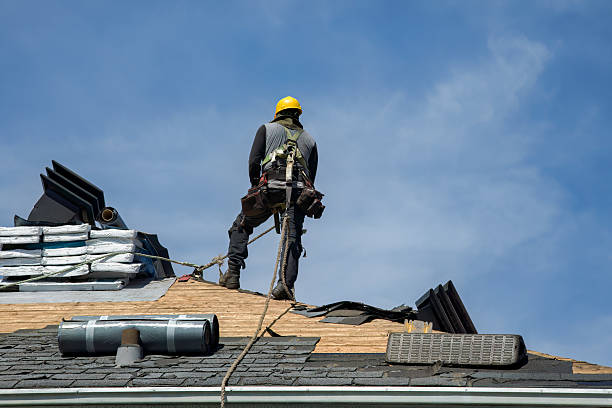 Professional Emergency Roof Repair technician working in Wilmont, MN